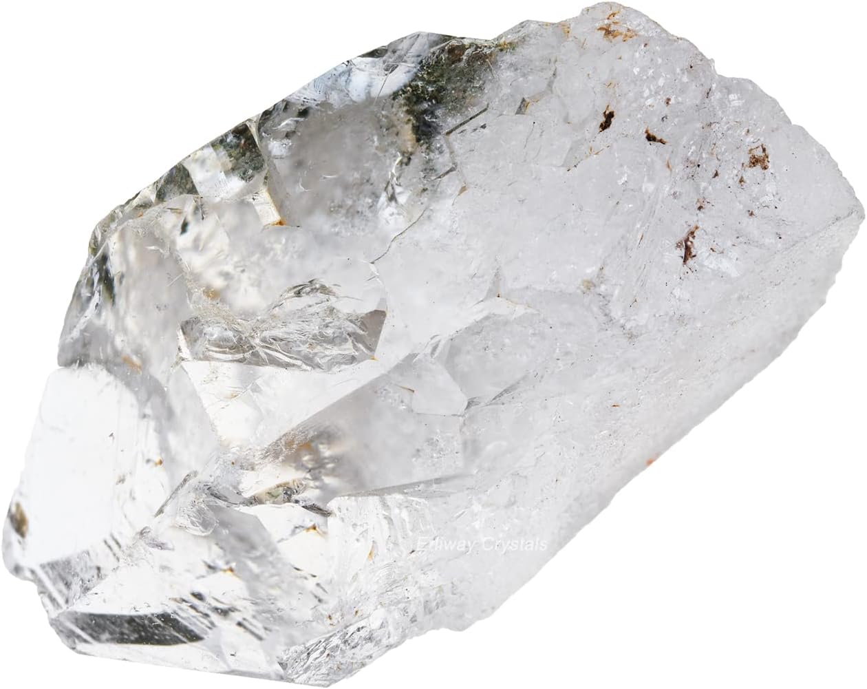 Clear Quartz Raw Crystals, Large 1.25-2.0" Healing Crystals Natural Rough Stones Crystal for Tumbling, Cabbing, Fountain Rocks, Decoration, Polishing, Wire Wrapping, Wicca & Reiki