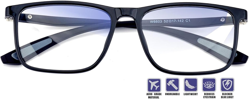 Distance Nearsighted Glasses For Men,Near Sighted Vision Driving Women Eyeglasses, See Farsighted Myopia TR90 Frame
