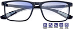 Distance Nearsighted Glasses For Men,Near Sighted Vision Driving Women Eyeglasses, See Farsighted Myopia TR90 Frame