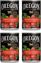 Oregon Pitted Red Tart Cherries, Canned Cherries, 14.5 oz Cans (Pack of 4), 3.62 lb Total, Made in Oregon