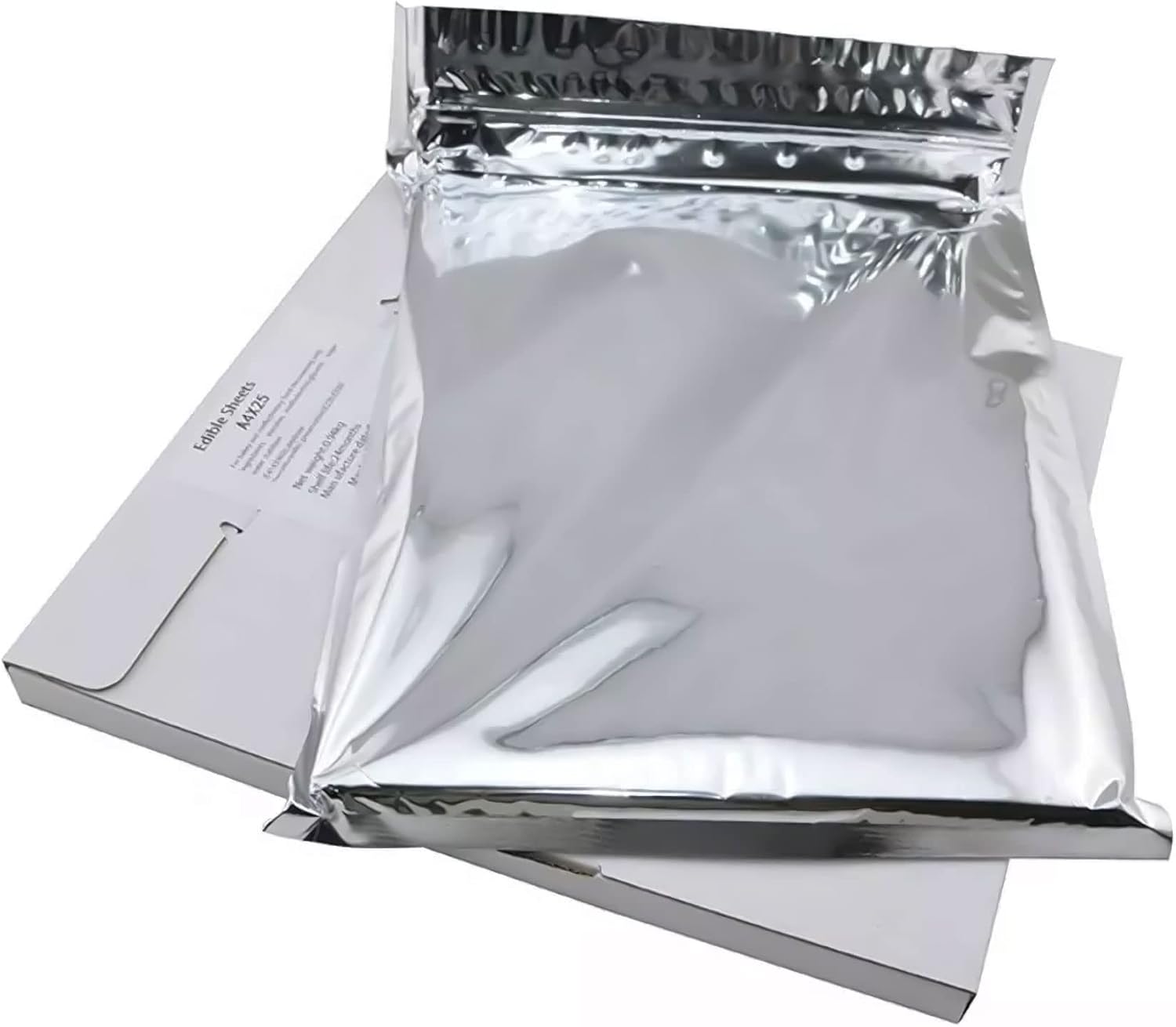 CRANBOLY 25 pcs Edible Paper 11.7" x 8.3" A4 Frosting Sheets Icing Sheets for Cakes Printable Sugar Sheets Edible Paper Cake Edible Sheets in Resealable Packaging for Cake Toppers