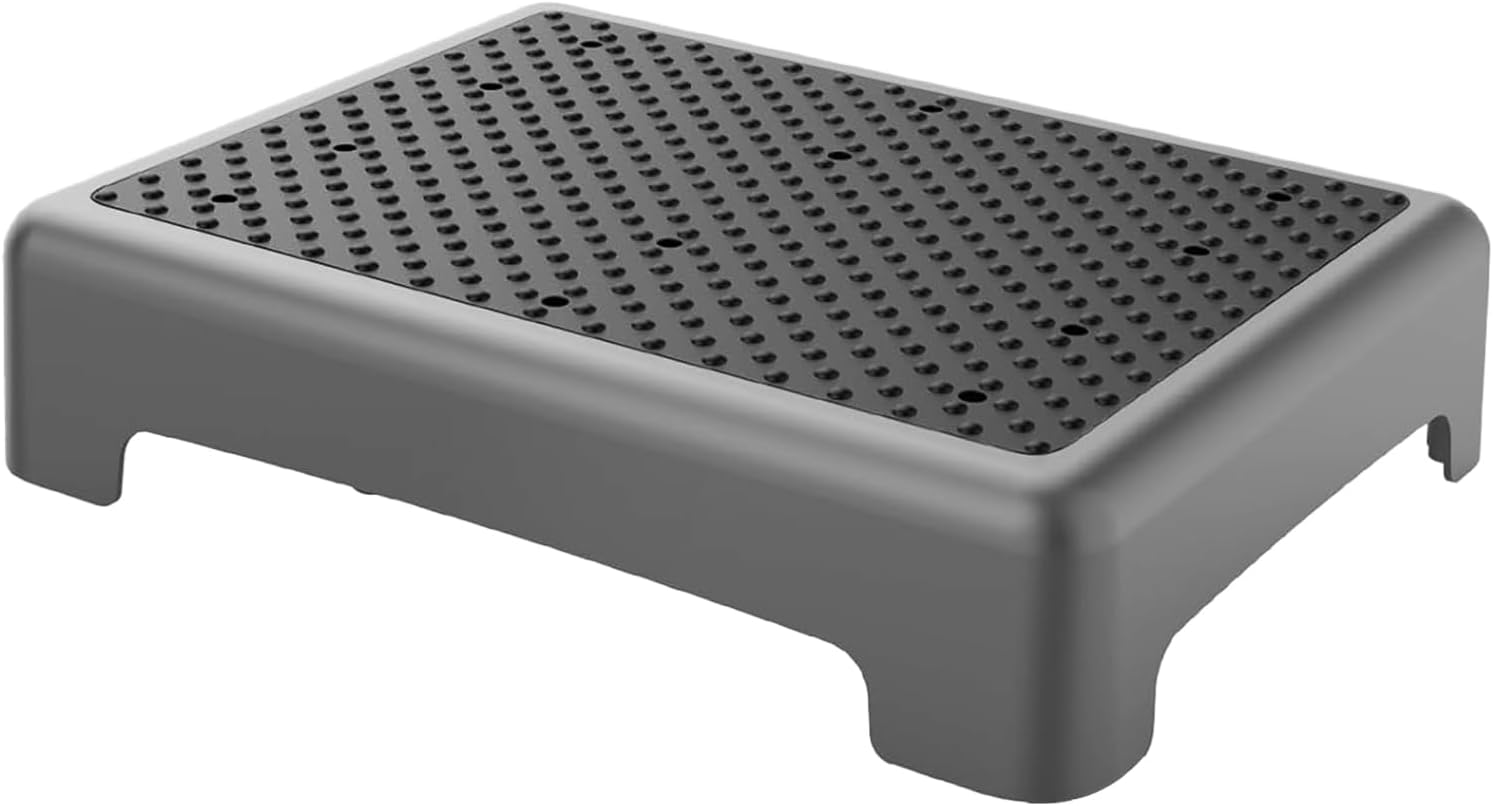 Mobility Step Stool for Adults, Bed Step Stools, 680 LBS Capacity Safety Step Platform, Portable Stair Assist for Cars, Indoor/Outdoor Steps, Black