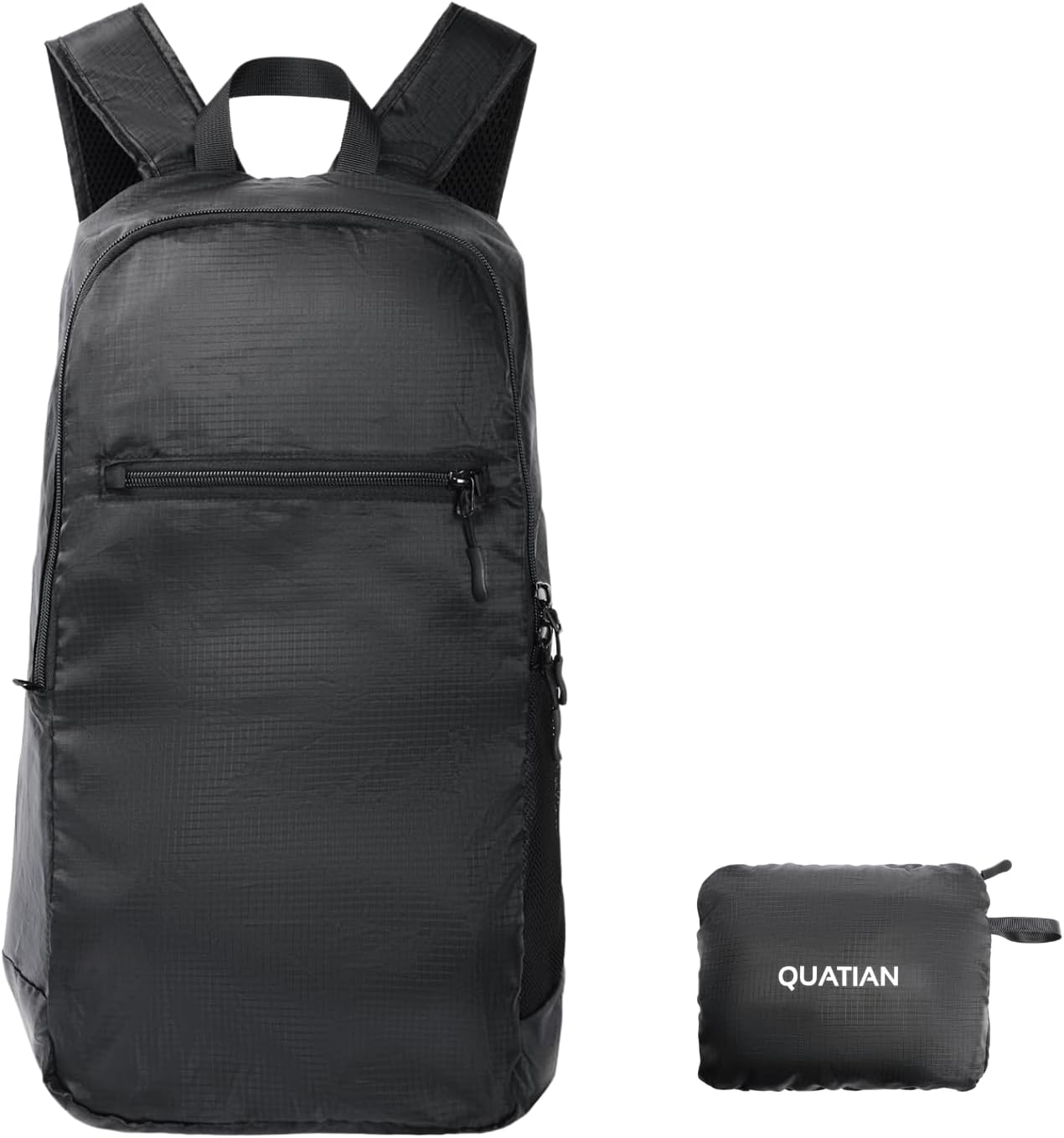 Lightweight Foldable Backpack – Water-Resistant Travel Daypack with Spacious Compartment & Front Pocket, Compact and Durable for Daily Use