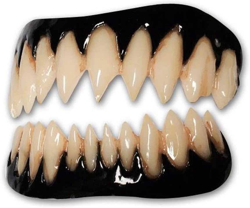 Dental Distortions Black Pennywise FX Fangs 2.0 Evil Clown Costume Teeth