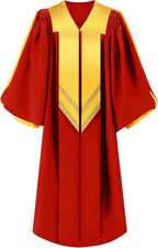 Unisex Adult Choir Robes Matte Finish for Baptisms with Cuff Sleeves