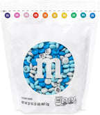 M&M'S World It's A Boy Milk Chocolate Candy 2lb Bag with White and Blue M&M'S for Baby Boy Showers Gender Reveal Parties and Baby Celebration Favors