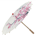 Chinese Japanese Oiled Paper Umbrella,Handmade Oiled Papers Umbrellas Parasol Plum Blossoms Umbrella for Wedding Decor Art Party Photography Props Classical Dance Costume Cosplay Decoration