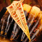 Hand Peeled Bamboo Shoots 200g/bag,Spicy and Crispy Bamboo Shoots with Pickled Peppers,Spicy Chinese Snacks,Fresh Mountain Peppers,Pickled Vegetables (Spiciness,2 pack)