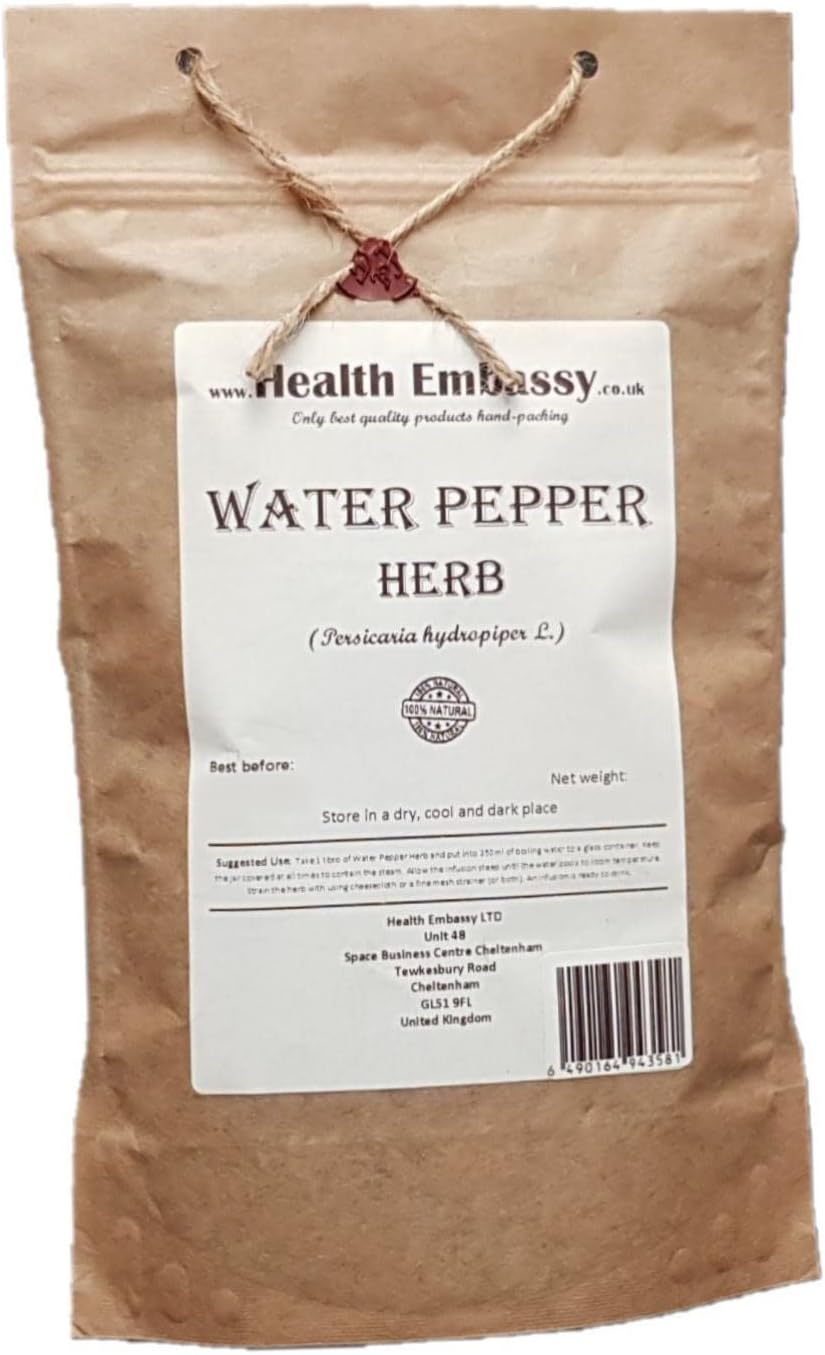 Health Embassy Water Pepper Herb | Persicaria Hydropiper L | Herbal Tea (100g)