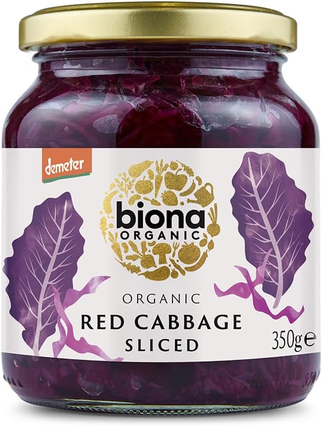 Biona Organic - Jarred Vegetables - Red Cabbage - 350g (Case of 6)