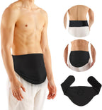Ostomy Belt for Men & Women | Colostomy Ostomy Bag Covers for Sports | Discreet Ileostomy Belt | Ostomy Bag Cover | Ostomy Wrap Abdomen | Inner Pocket to Hold Ostomy Pouch (Black, Large)