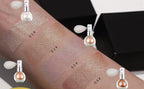MAEPEOR Body Glitter Spray 4 Colors Shimmer Sparkle Highlighter Powder Glitter High Gloss Powder Spray for Face Body Hair Cosmetic (T04 Bronze)