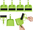 Healifty Mini Broom and Dustpan Set 6-Piece Portable Desk Cleaning Brush Set with Soft Bristles for Keyboard Desktop Pet Hair and Hard Floor Use