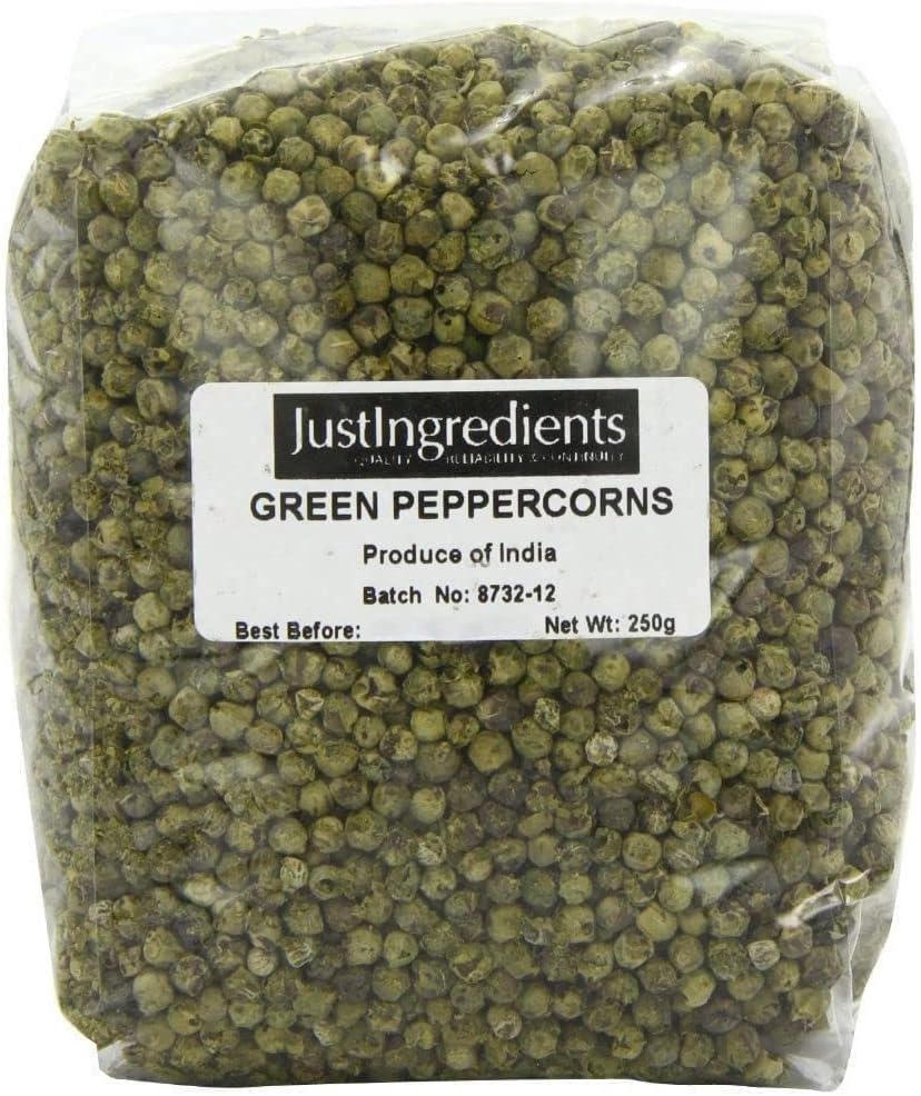 JustIngredients Green Peppercorns Loose 250 g