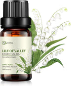 Lily of Valley Essential Oil - 100% Pure Organic Natural Plant (Convallaria majalis) Lily of Valley Oil for Diffuser, Aroma, Spa, Massage, Yoga, Perfume, 0.33oz