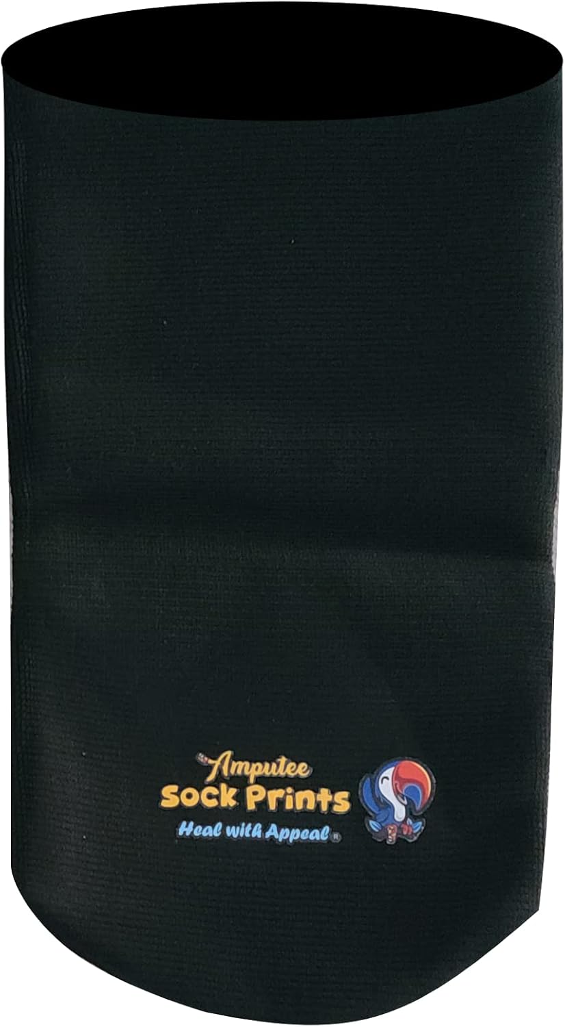 Heal with Appeal Amputee Sock black 3ply stump sock