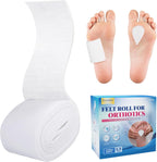 Felt Roll with Adhesive Backing, 1/4" Thick x 6" Wide x 2.5 Yard Orthopedic Felt Sheet, Premium Wool Rayon Blend for Foot Cushioning, Pain Relief & Support (1 Roll)