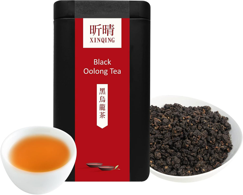 Xin Qing Black Oolong Tea Taiwan Red Oolong Tea Taiwan High Mountain Oolong Tea Loose Oolong Tea 150g/5.3oz