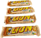 Lion's-White Chocolate Bars (42g), Pack of 4.
