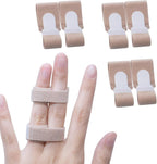 Finger Buddy Wraps, 6 PCS Finger Loops Tapes for Broken, Jammed, Swollen Finger or Dislocated Joint, Splints Brace for Pinky Ring Middle Index Trigger Finger, Toe Strap Bandage