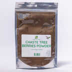 Herb To Body Chaste Tree Berry Powder - 4oz, Wildcrafted Vitex Agnus-Castus Powder for Herbal Tea, Tinctures, and Traditional Botanical Preparations
