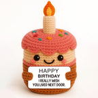 Friendship Gifts Happy Birthday for Best Friend Bestie Bff Sister, Thoughtful Appreciation Encouragement Birthday Year Old Present for Her - Funny Handmade Crochet Cake or Just Because
