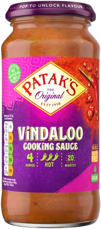 Pataks Vindaloo Cooking Sauce 450g