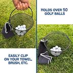 Chicken Wire Basket with Handle (2 Pack) - Ideal for Golf, Gardening, Home Organization, and Eggs