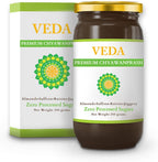 VEDA Premium Chyawanprash (Sugar Free) | 8.8 Oz | Ayurvedic Herbal Jam with Amla & Ashwagandha | Immunity Booster with Antioxidants | Fortified with Almonds & Saffron