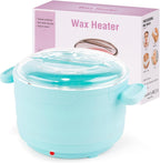 Silicone Wax Warmer for Hair Removal, Foldable Hot Wax Melter Machine for Hard and Soft Wax Beads, 18.6oz Electric Waxing Kit Silicone Heater Pot for Full Body, Legs, Face, Eyebrows & Bikini