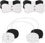 Comfytemp Official TENS Unit Replacement Pads for K6114/K6122, 4 Pack FSA HSA Eligible Wireless TENS Pads, Reusable Self Adhesive Electrodes with Premium Quality, Non-Irritating Design