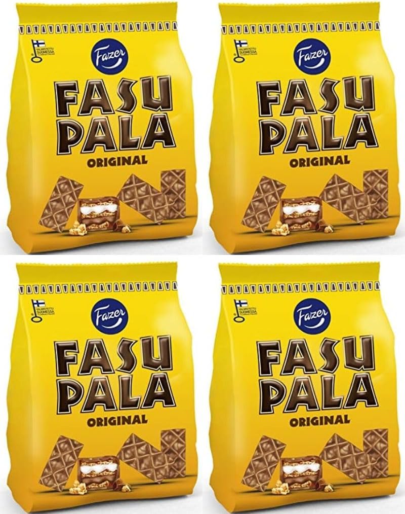Fazer Fasupala Original wafer 4 Packs of 215g 7.6 oz