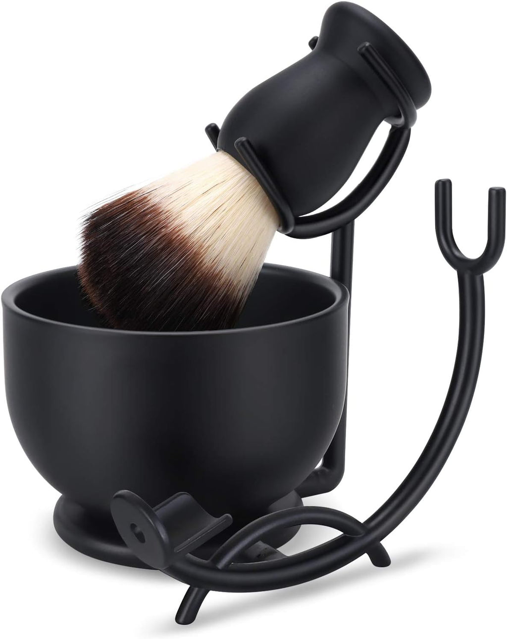 SANWA Grooming Shaving Kit for Men, Strong Straight Razor Stand,Shaving Brush,Stainless Steel Shaving Soap Bowl,For Guaranteed Best Shave of Your Life, Nice Christmas Gift for Dad, boyfriend, Husband