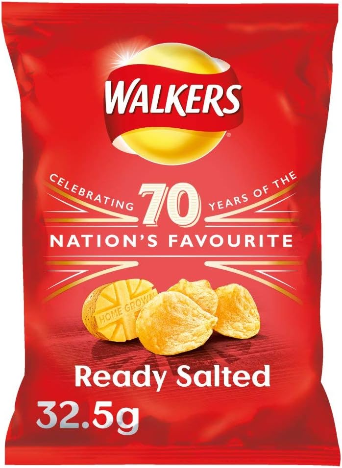 Walkers Crisps (32.5gx32) (Ready Salted)