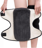 Thicken Cashmere Wool Knee Warmers Wool Knee Brace Pad Winter Warm Knee Sleeves Breathable Elastic Leg Sleeves Wraps Thermal Knee Support Pad for Arthritis Pain Relief Skiing Cycling Running