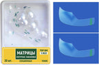 Dental Clear Matrix Bands, Transparent Sectional Matrice System for Posterior and Anterior Use, 30 Pieces Dental Restoration Tool (1.922)