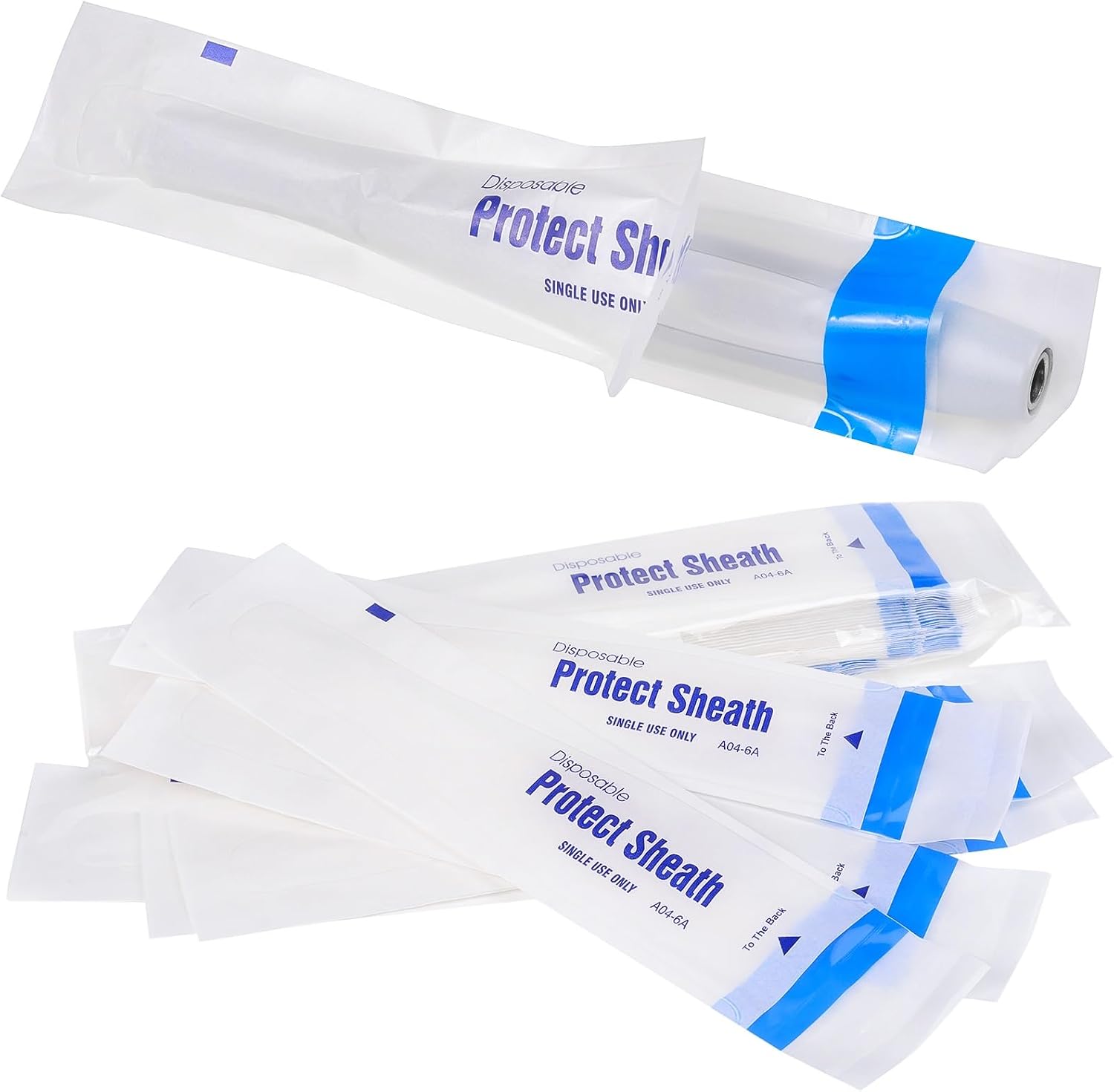 500 Pieces Intraoral Dental Camera Sleeve Sheath Cover for 5.0 Mega Pixels 6 LED