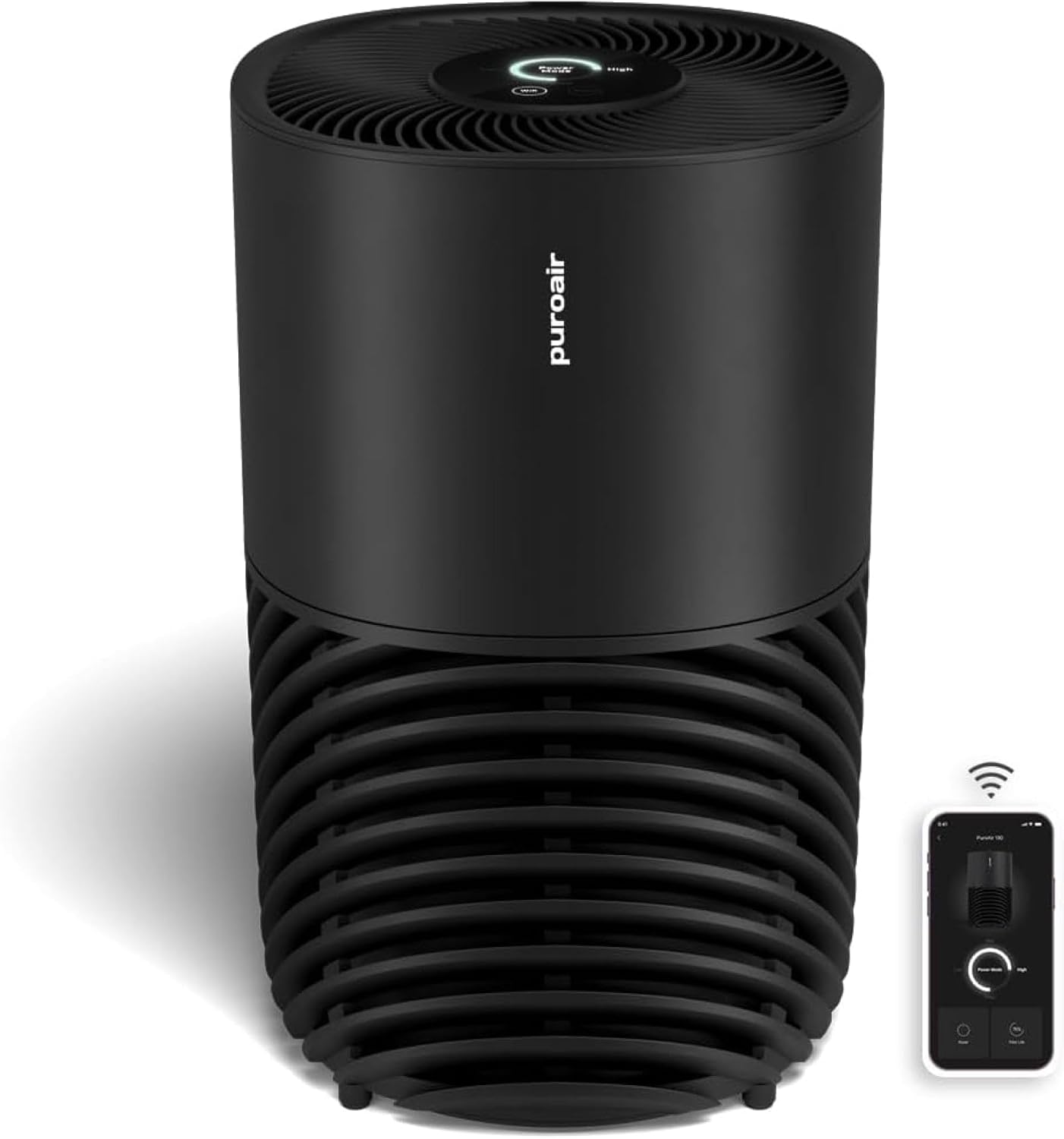 PuroAir 130 HEPA Air Purifiers for Home Pets - Covers Up To 600 Sq Ft - Filters Up To 99.9% of Pollutants, Smoke, Pollen, Dust - Quiet HEPA Air Filter - Air Purifiers for Bedroom