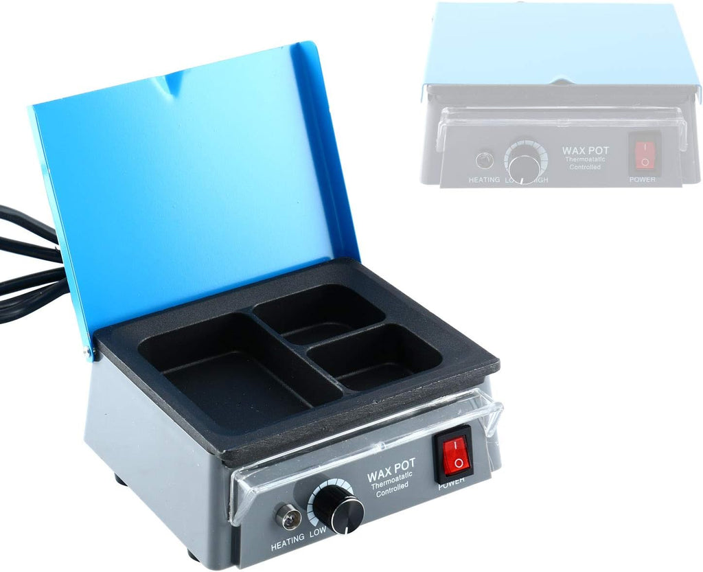 Dental 3 Well Wax Pot Melting Dipping Pot Heater Melt Machine for Dentist