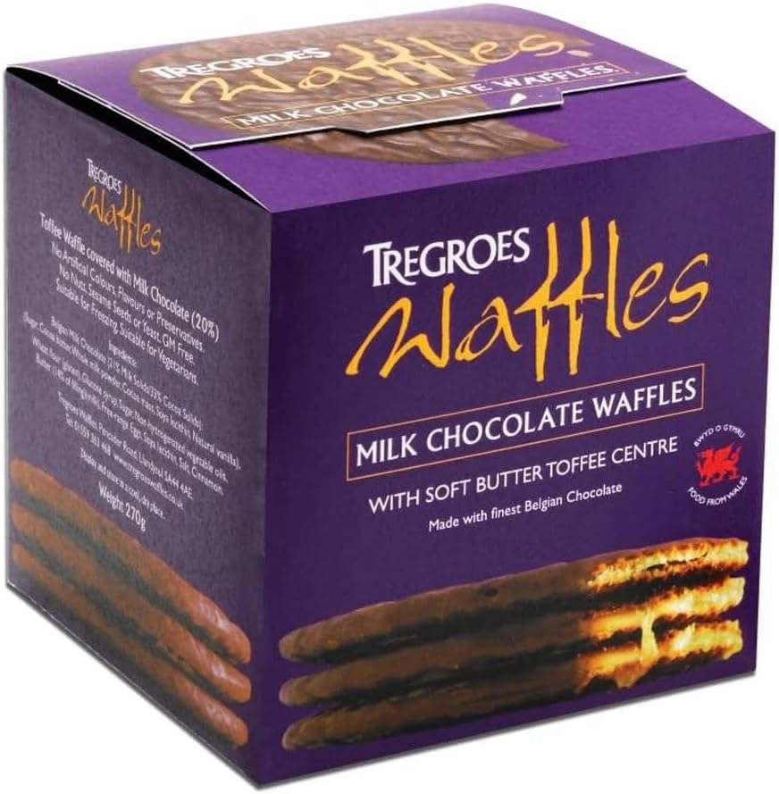 Tregroes Milk Chocolate Waffles