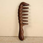 Massage Comb, Wooden Scalp Massager and Gua Sha for Hair Growth, Natural Sandalwood Comb for Women and Men