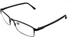 Full Frame Photochromic Reading Glasses Readers Black Metallic Color Frames