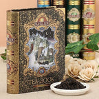 Basilur Gift Tea Set - Book Vol 4 | Collectable Metal Tin Caddy | Pure Ceylon Black Tea With Silver Tips | Non GMO Loose Leaf | 100g /3.52 oz.