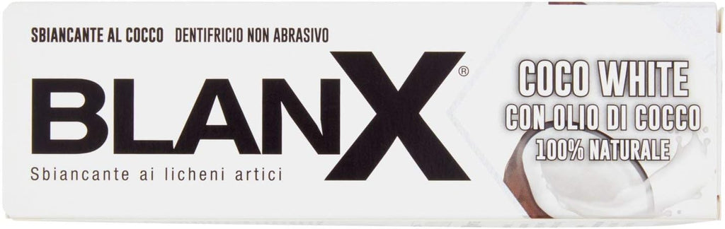 BlanX Coco White Toothpaste with Coconut Oil 2.54fl.oz 75ml