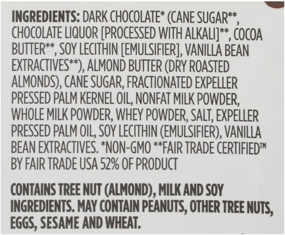 365 by Whole Foods Market, Mini Dark Chocolate Almond Butter Cups, 4.7 Ounce