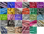 Club Party Wet Look Women PVC Leather Big Puff Short Sleeve Dresses Slim Dress Evening Dresses