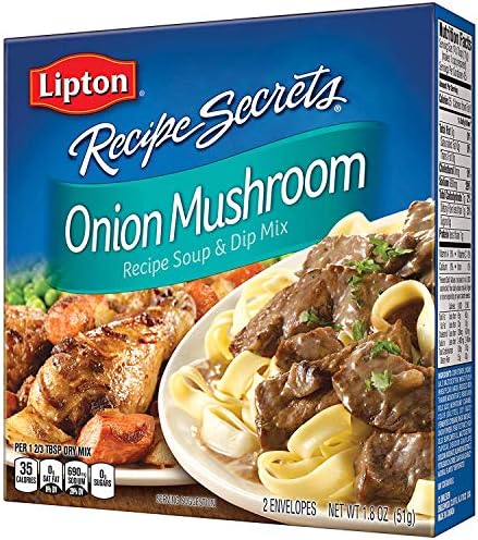 Lipton Recipe Secrets Onion Mushroom Soup and Dip Mix, 1.8 oz