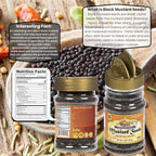 Rani Black Mustard Seeds Whole Spice (Kali Rai) 3.5oz (100g) PET Jar ~ All Natural | Gluten Friendly | NON-GMO | Kosher | Vegan | Indian Origin