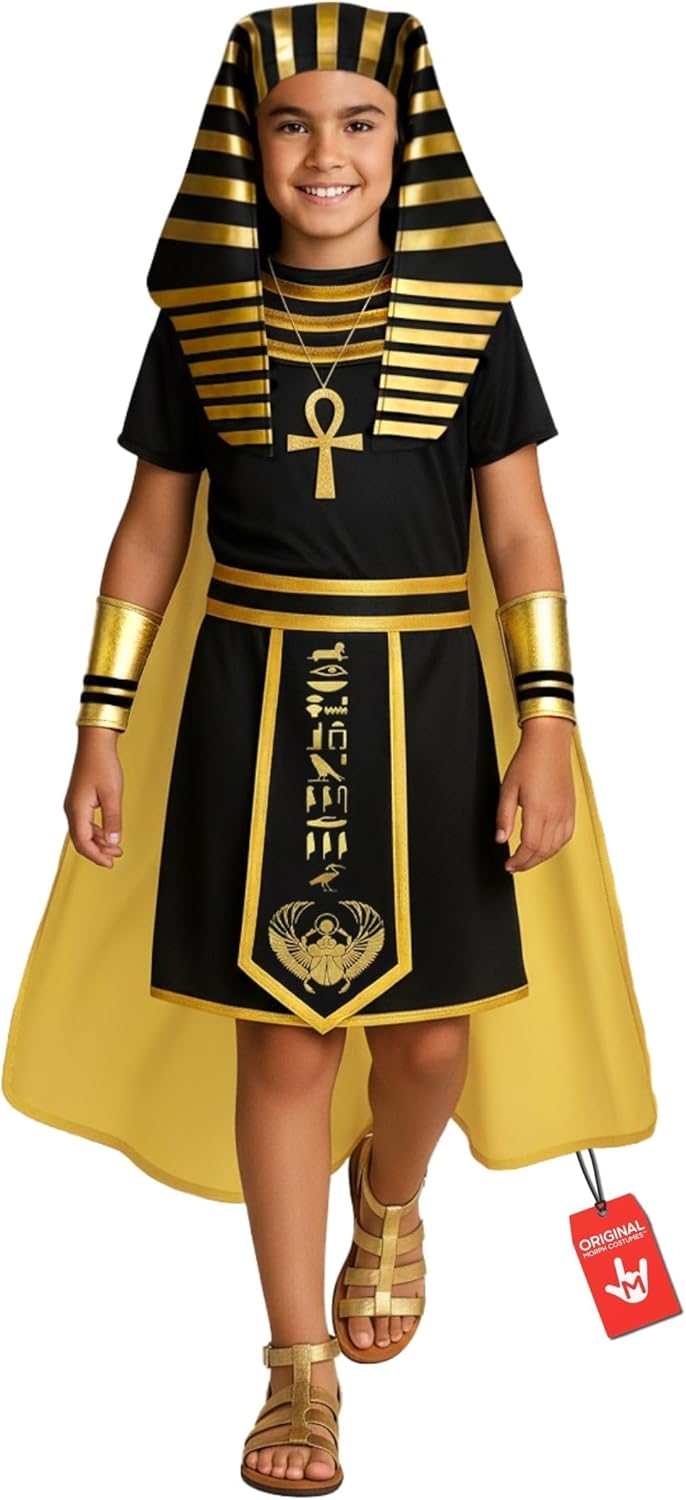Morph Egyptian Costume Kids, Pharaoh Costume Kids, Egyptian Costumes For Boys, World Book Day Costumes For Boys