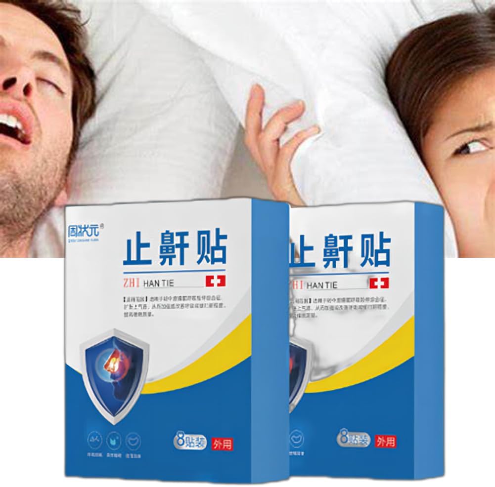 16Pcs Anti-Snoring Patch,Eastern Traditional Acupoint Massage Instant Snoring Relief, Less Mouth Breathing